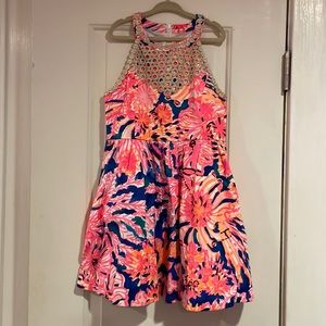 Lilly Pulitzer Girls Dress Size 8